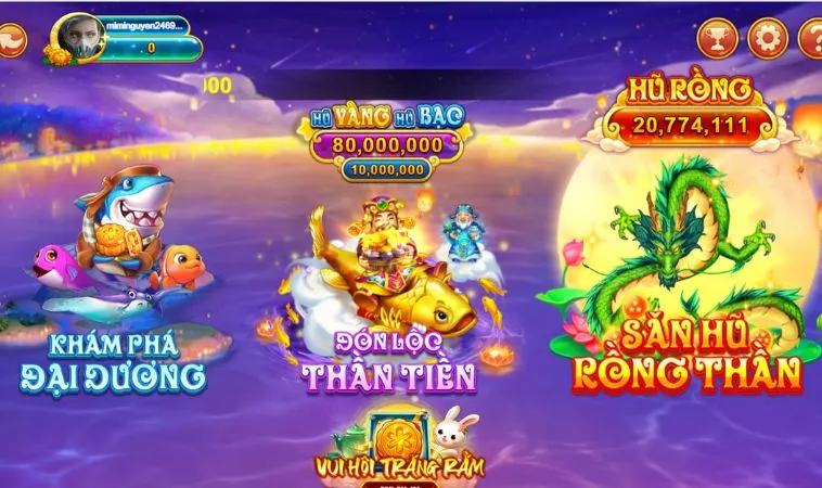 Chinh Phục Bắn Cá Đại Dương SODO Rinh Thưởng Siêu Khủng Ngay 2 Các phòng chơi trong game Bắn Cá Đại Dương SODO