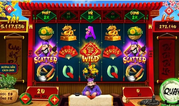 Bí Quyết Chơi Nổ Hũ Ông Đồ SODO Săn Jackpot Khủng Mỗi Ngày 2 Các biểu tượng trong game Nổ Hũ Ông Đồ SODO